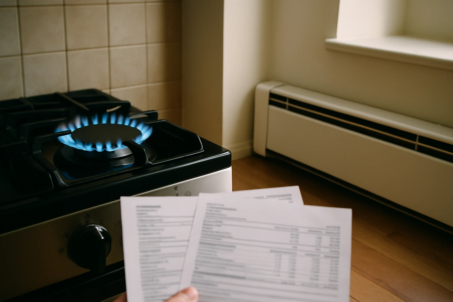 Home heating system and winter comfort